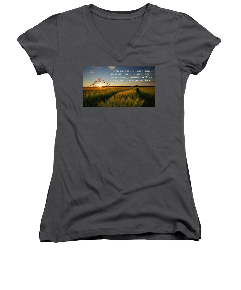  Women's V-Neck featuring the photograph Nature710 by David Norman