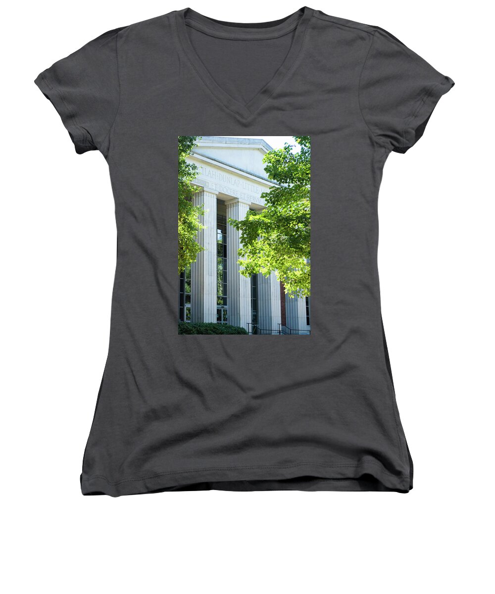 Abraham Baldwin Women's V-Neck featuring the photograph Spring at UGA by Parker Cunningham