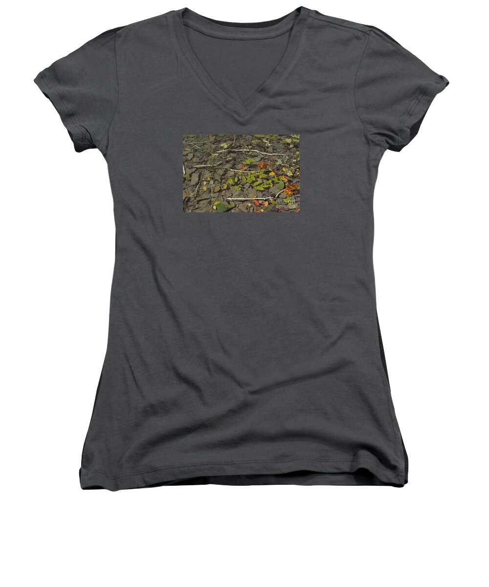Tucker County Wv Women's V-Neck featuring the photograph The Menu by Randy Bodkins