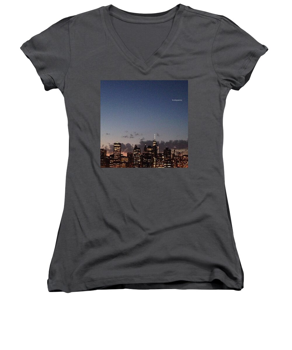 Beautiful Women's V-Neck featuring the photograph you Need To Spend Time Crawling Alone by Michelle Rogers