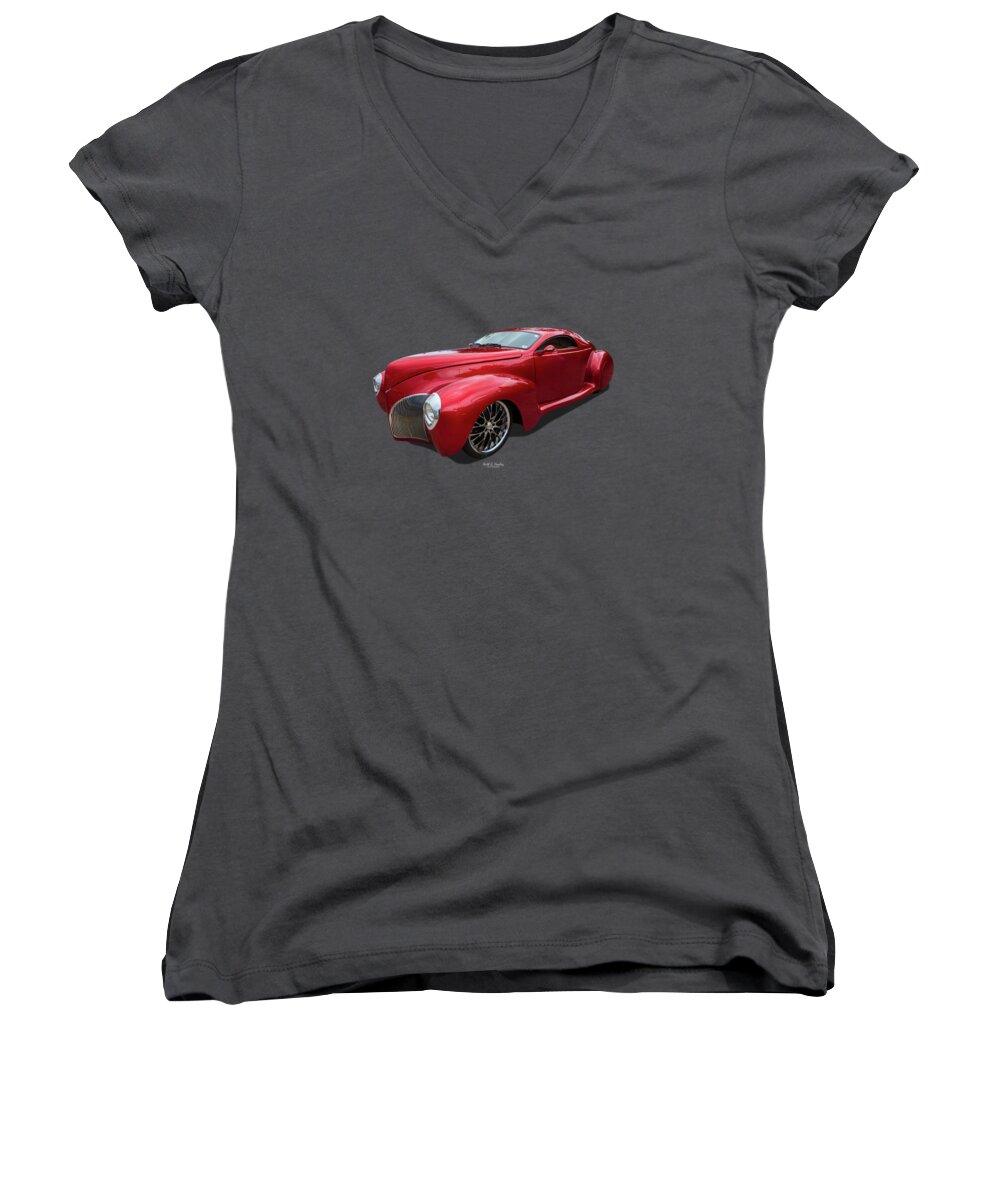 Car Women's V-Neck featuring the photograph 39 Zephyr by Keith Hawley