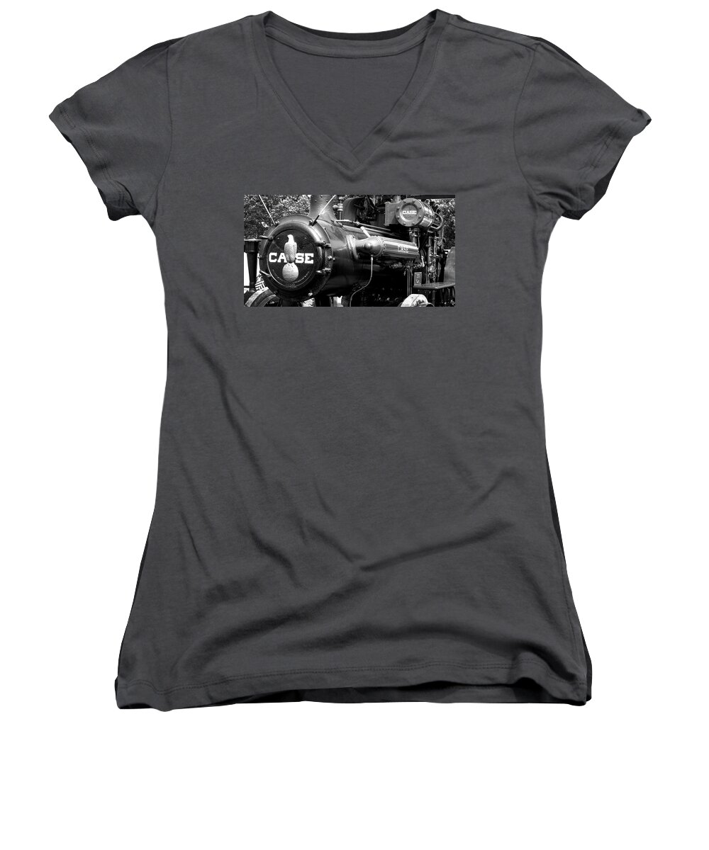 Case Women's V-Neck featuring the photograph CASE Eagle by Paul W Faust - Impressions of Light