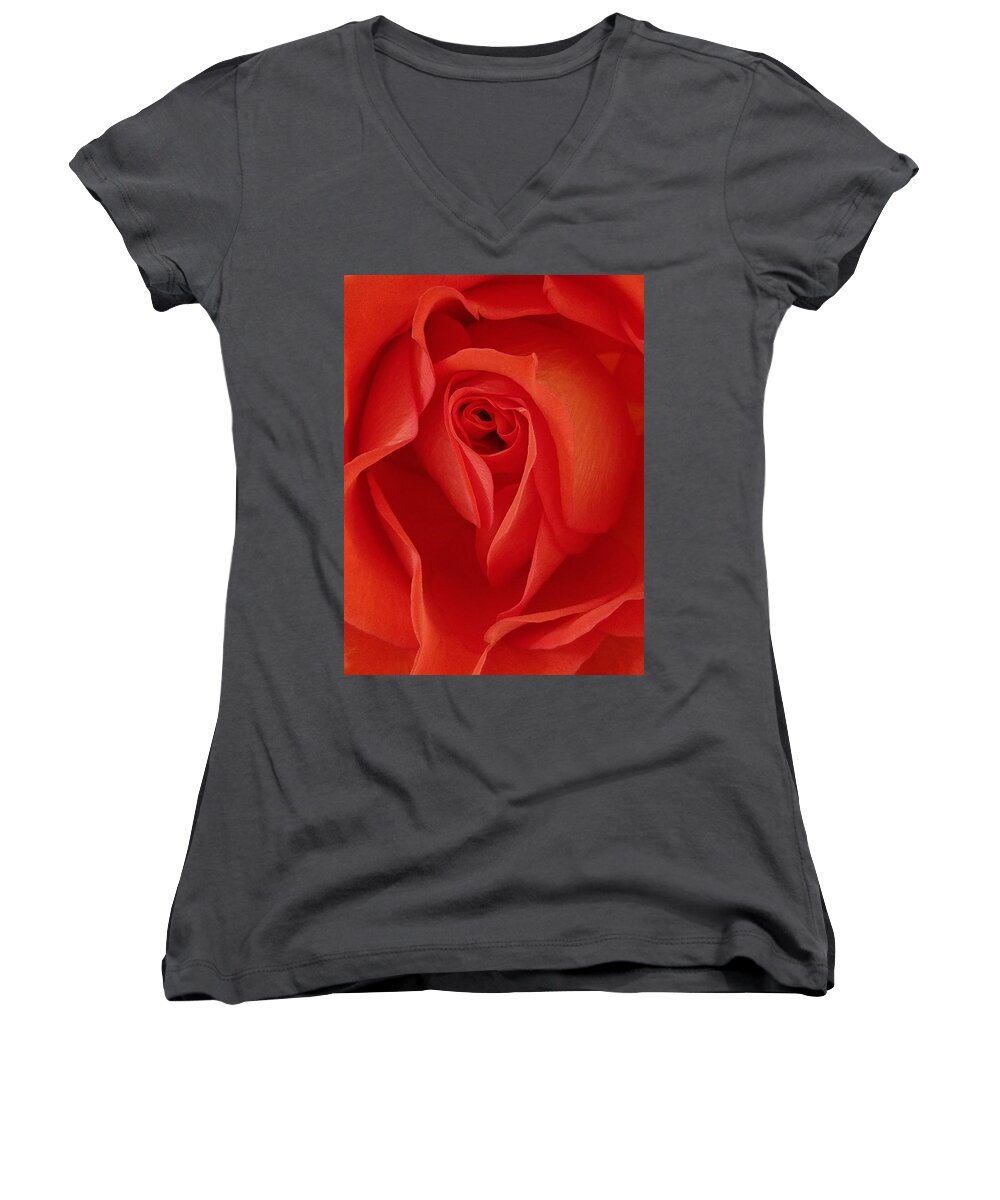 Flowers Women's V-Neck featuring the photograph Shades of O'Keeffe by Suzy Piatt