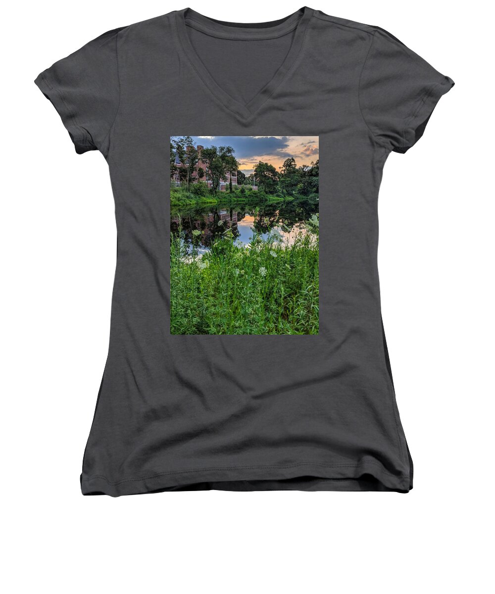 Nature Women's V-Neck featuring the photograph Wanderings by Christopher Brown
