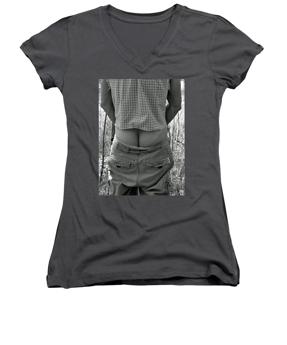 Men Women's V-Neck featuring the photograph Untitled #12 by Adam Vance