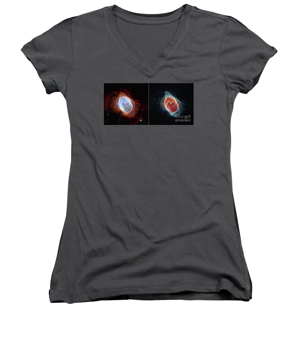 Astronomical Women's V-Neck featuring the photograph C056/2349 by Science Photo Library
