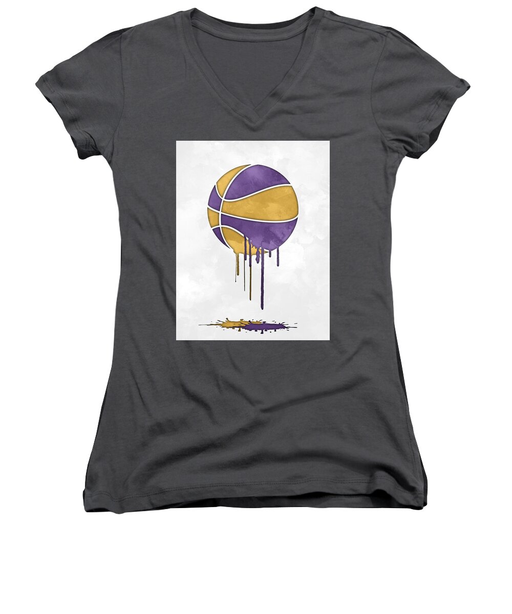 Los Angeles Lakers Retro Shirt Kids T-Shirt by Joe Hamilton - Fine Art  America