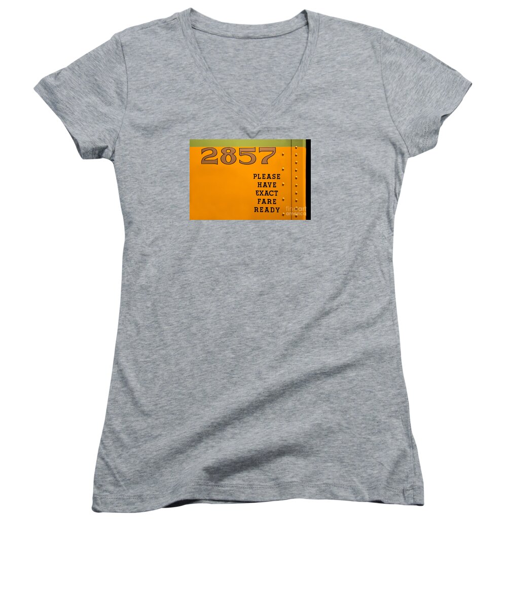 2857 Women's V-Neck featuring the photograph 2857 Rosa Parks by Barbara McMahon