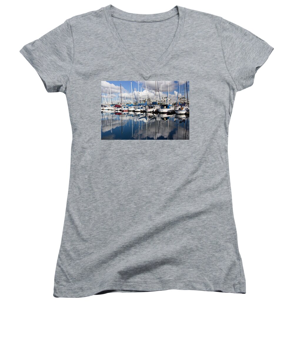 Amazing Women's V-Neck featuring the photograph A Beautiful Morning by Heidi Smith