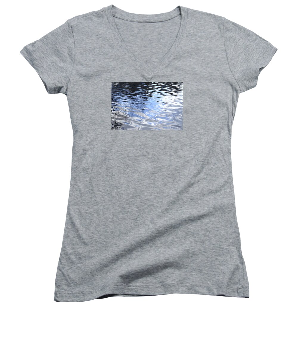 Darkness To Light Women's V-Neck featuring the photograph Darkness to Light by Terry DeLuco