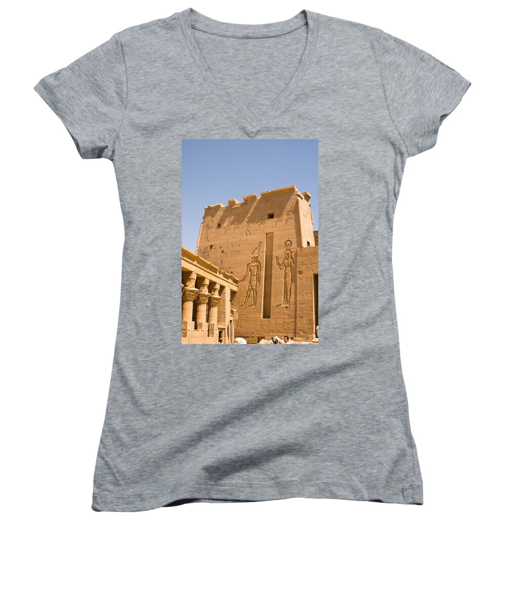  Women's V-Neck featuring the photograph Exterior Wall Art by James Gay