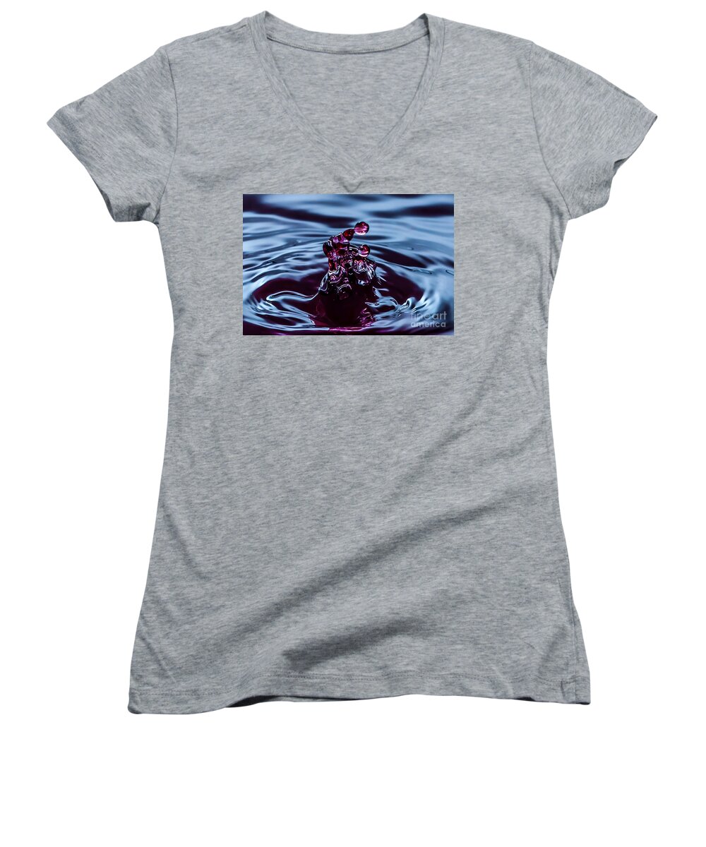 Water Women's V-Neck featuring the photograph Making Whoopie by Anthony Sacco