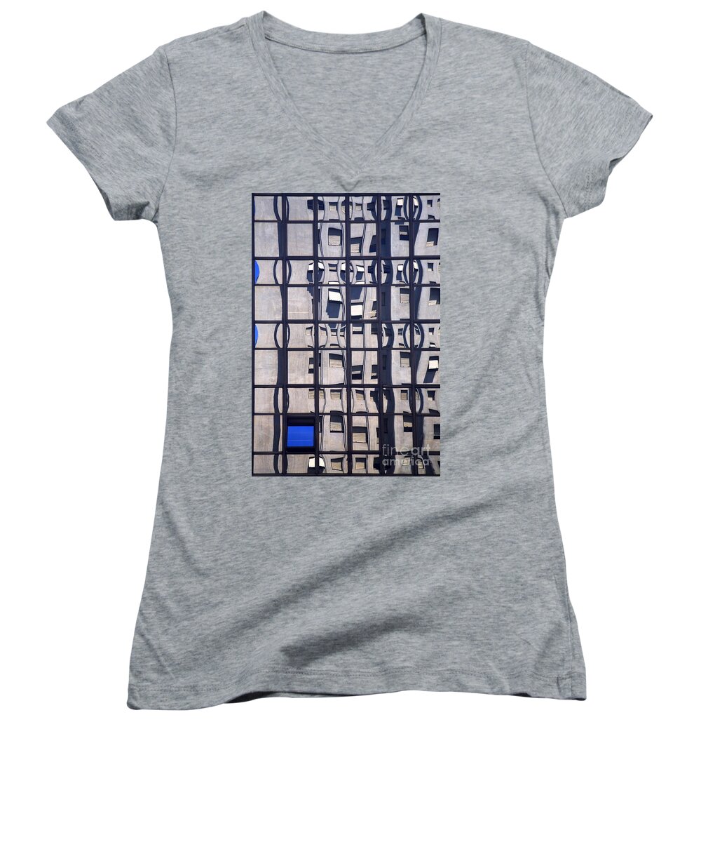 Buenos Aires Women's V-Neck featuring the photograph Private Worlds by Bernardo Galmarini