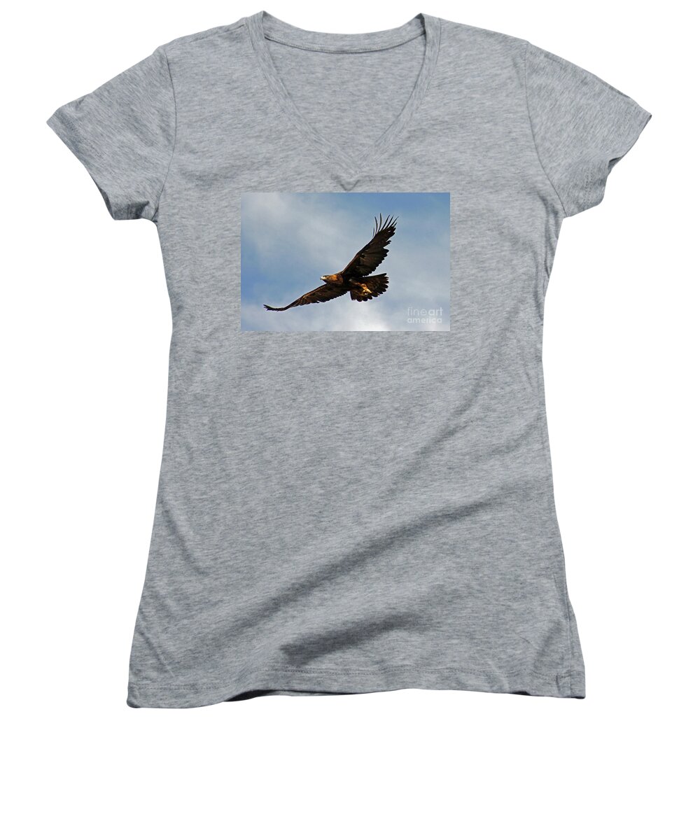 Colorado Women's V-Neck featuring the photograph Resolute by Bob Hislop