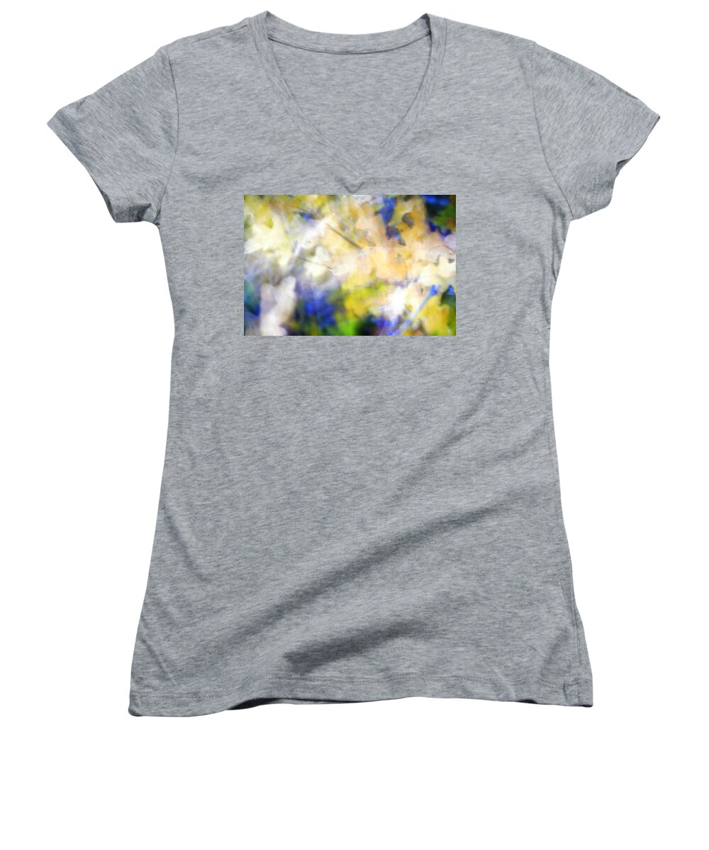 Nature Women's V-Neck featuring the photograph The Only Things We Take With Us Are the Things We Leave Behind by Ric Bascobert