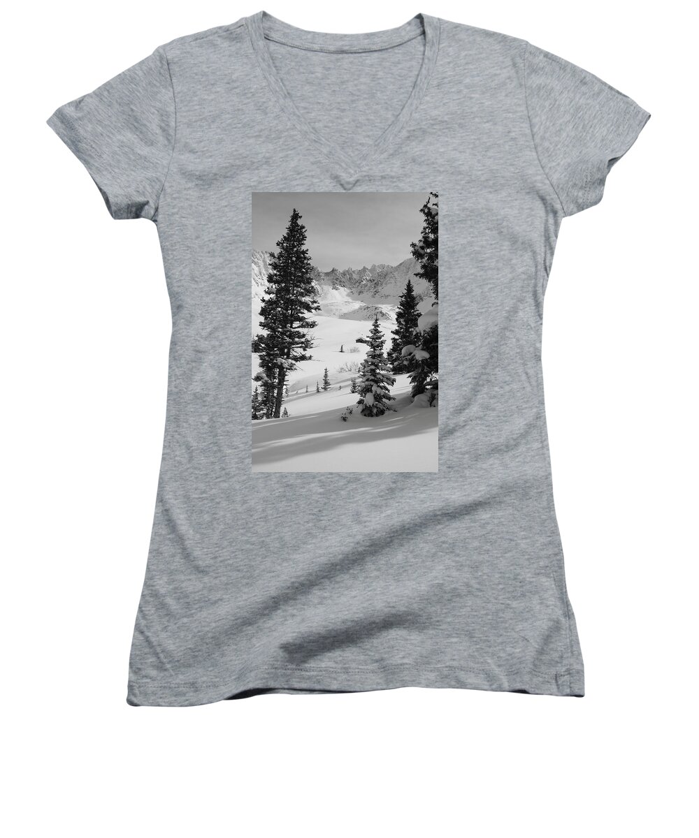 Colorado Women's V-Neck featuring the photograph The Quiet Season by Eric Glaser