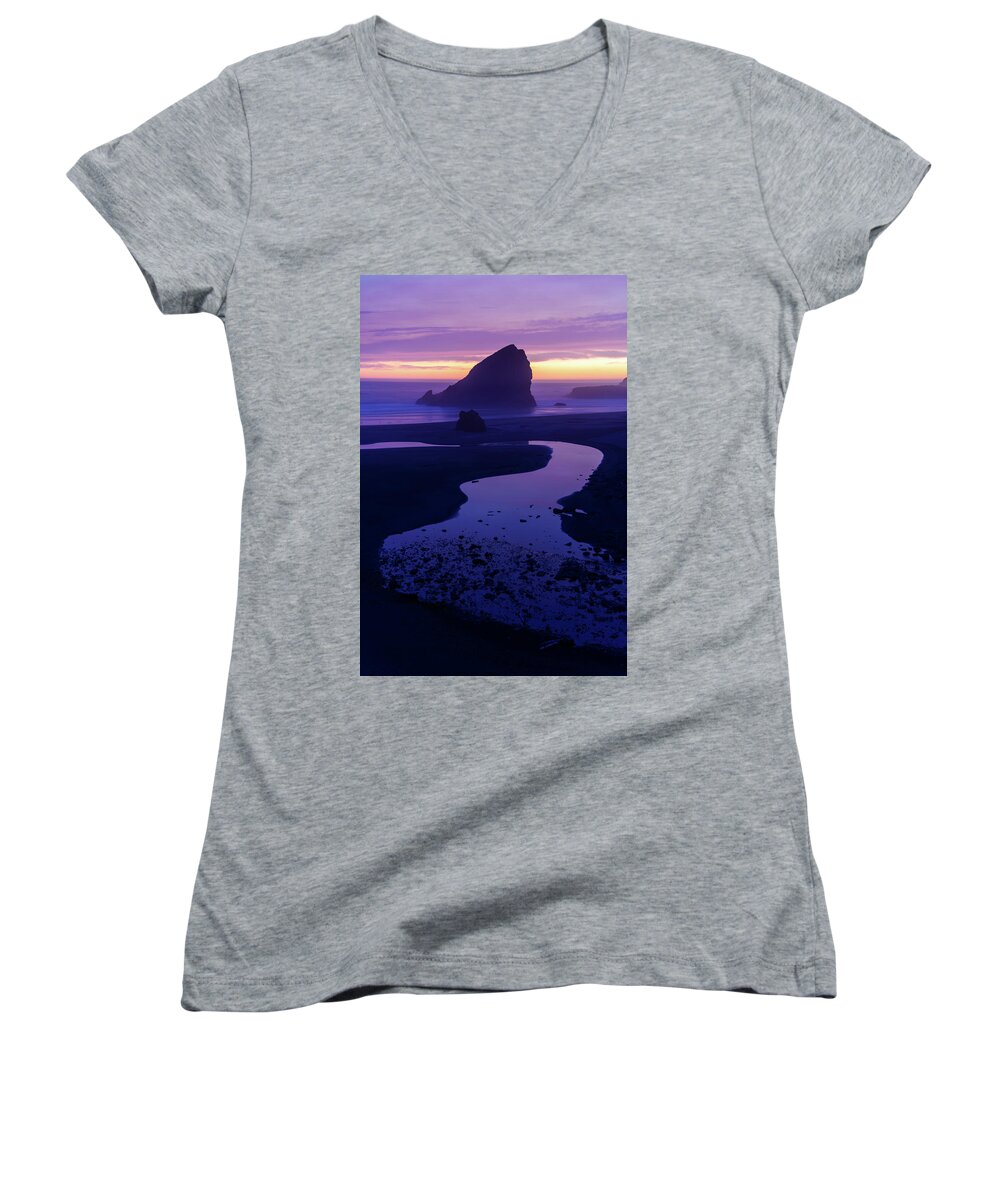 Gem Women's V-Neck featuring the photograph Gem #2 by Chad Dutson
