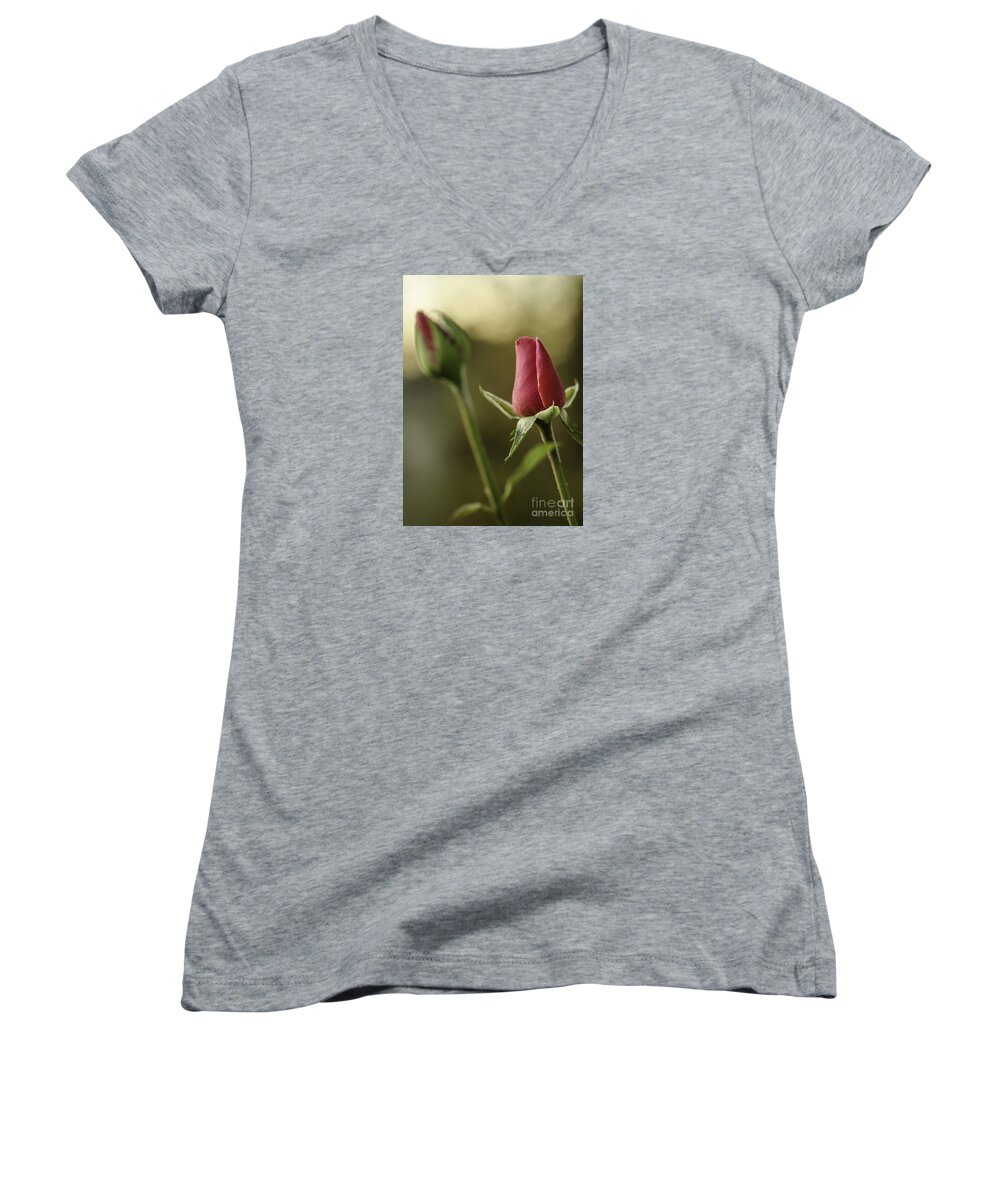 Side Women's V-Neck featuring the photograph Side By Side #1 by Nick Boren