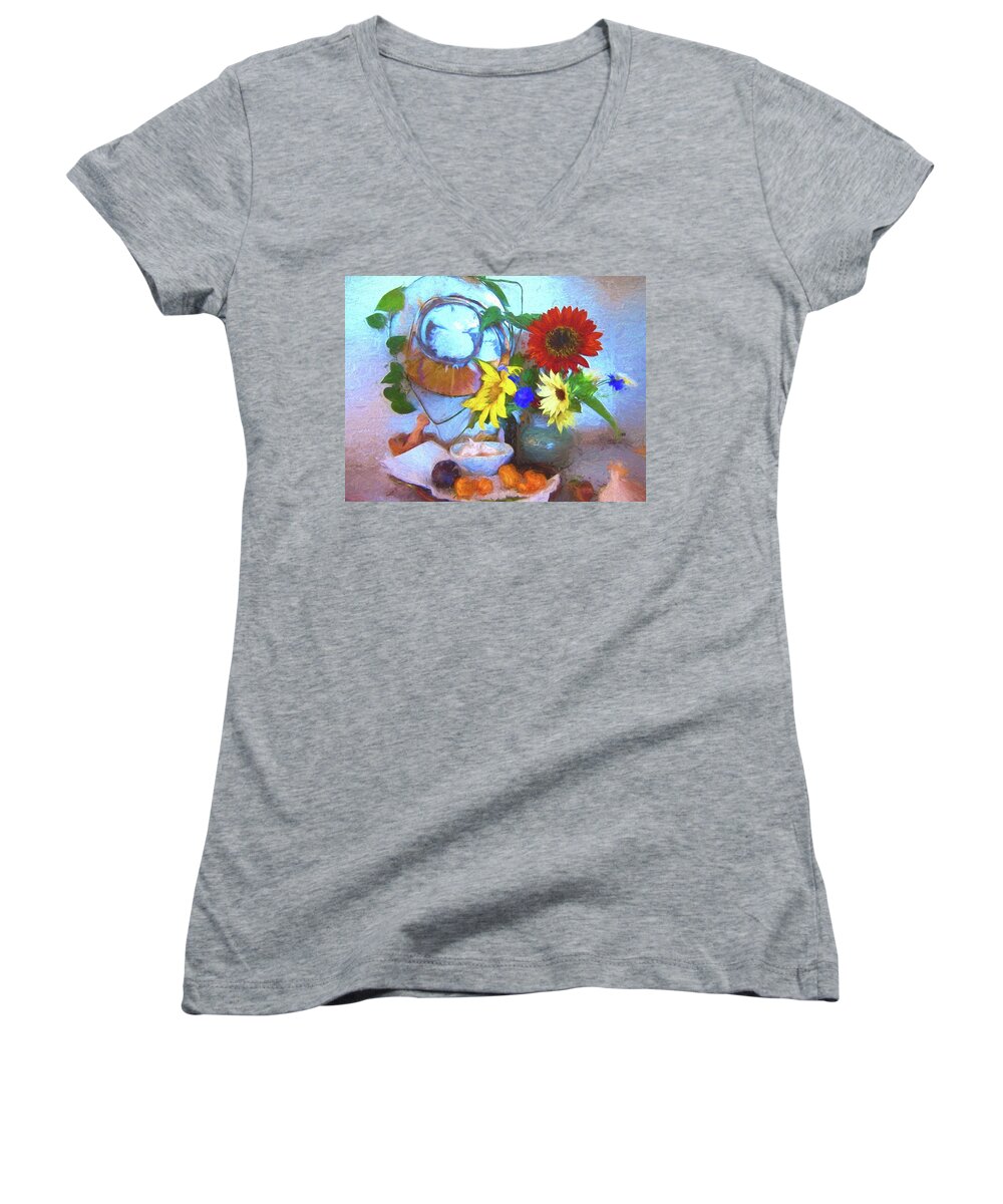 Home Women's V-Neck featuring the photograph Home by Kathy Bassett