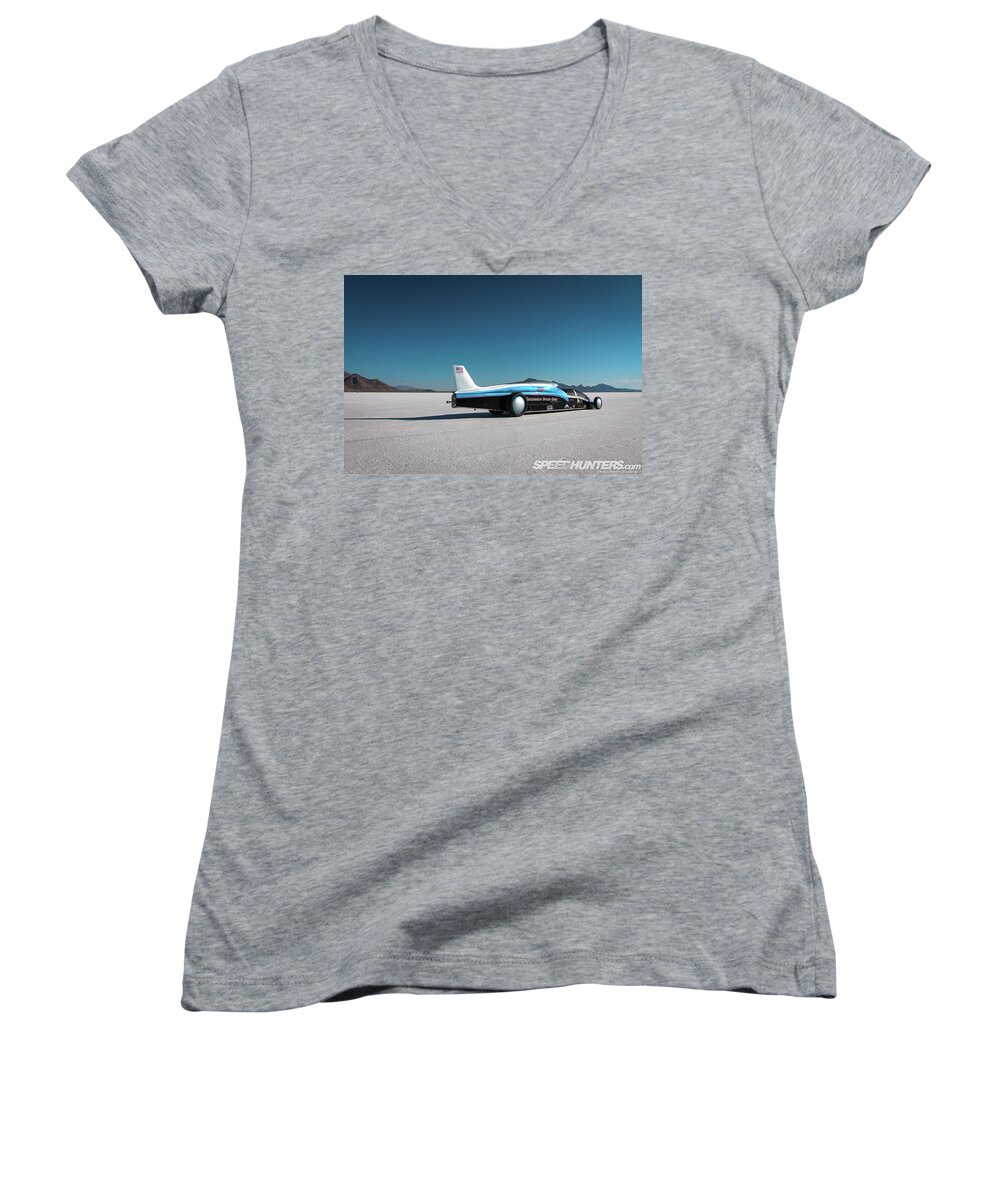 Car Women's V-Neck featuring the photograph Car #27 by Mariel Mcmeeking