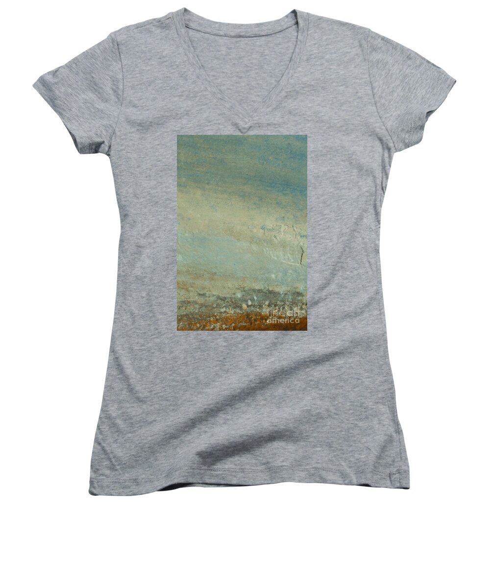 Photography Women's V-Neck featuring the photograph Abstract Sea by Wendy Wilton