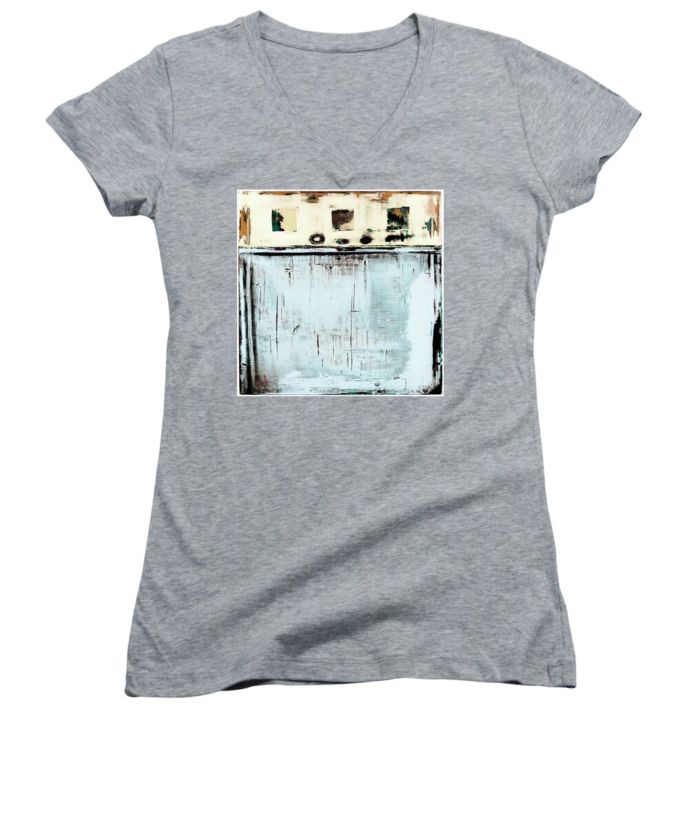 Fine Art Prints Women's V-Neck featuring the painting Art Print California 03 by Harry Gruenert