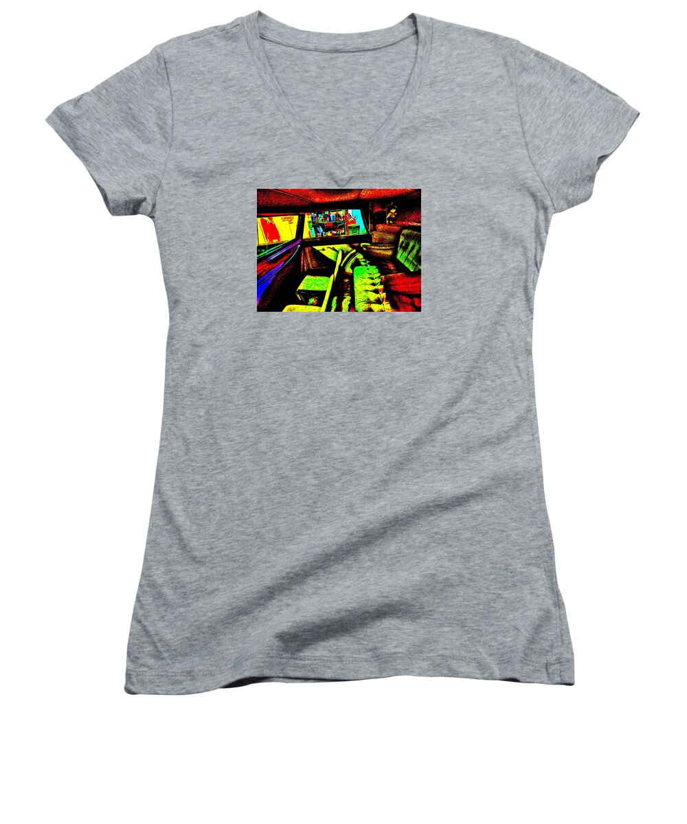 Bahre Car Show Women's V-Neck featuring the photograph Bahre Car Show II 27 by George Ramos