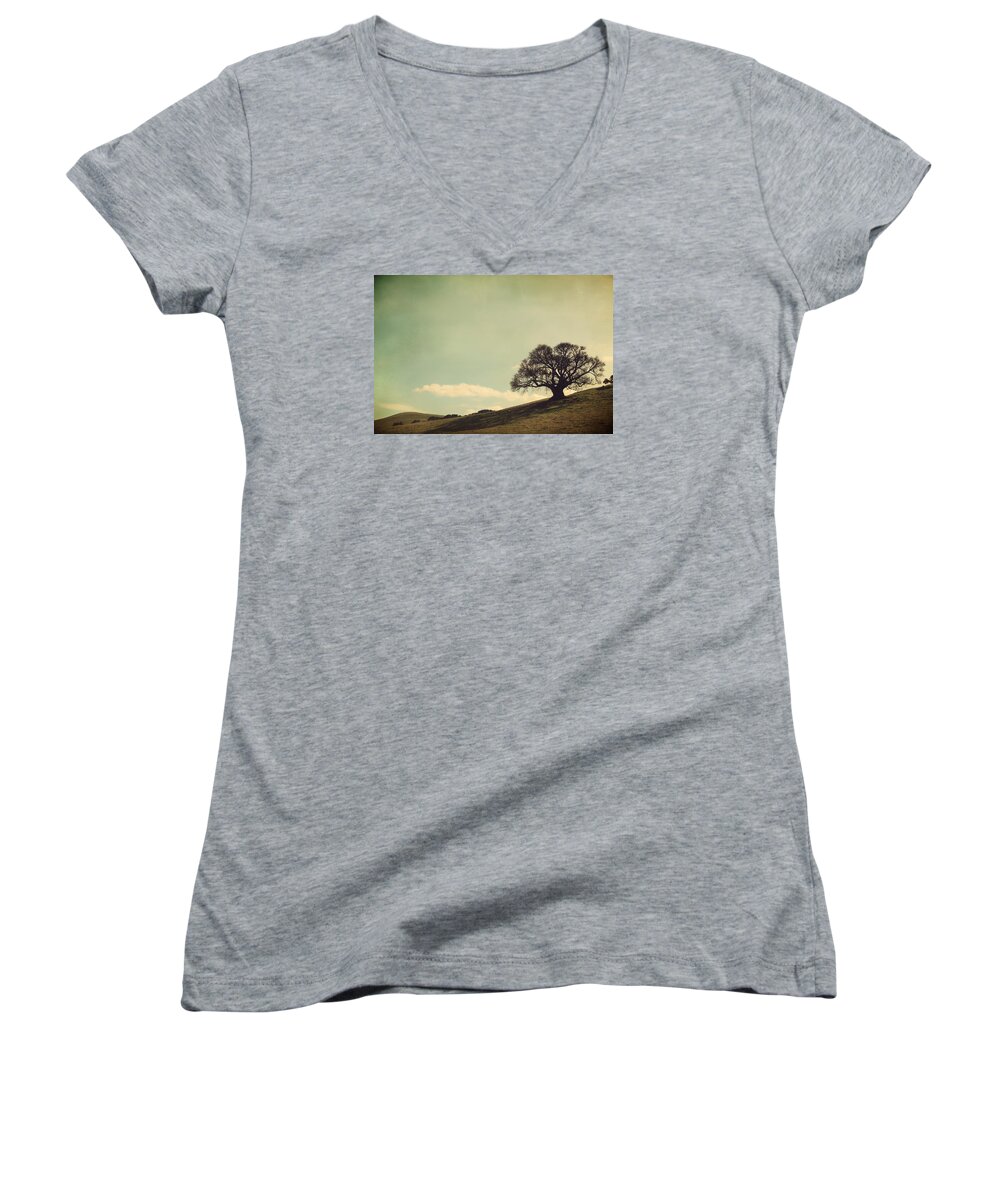 Landscape Women's V-Neck featuring the photograph But I Still Need You by Laurie Search