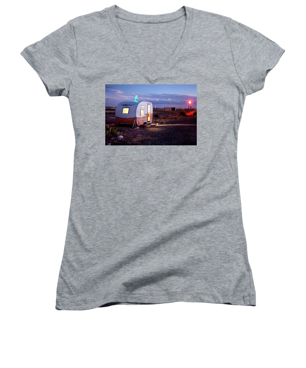 Christmas Women's V-Neck featuring the photograph Christmas by David Chasey