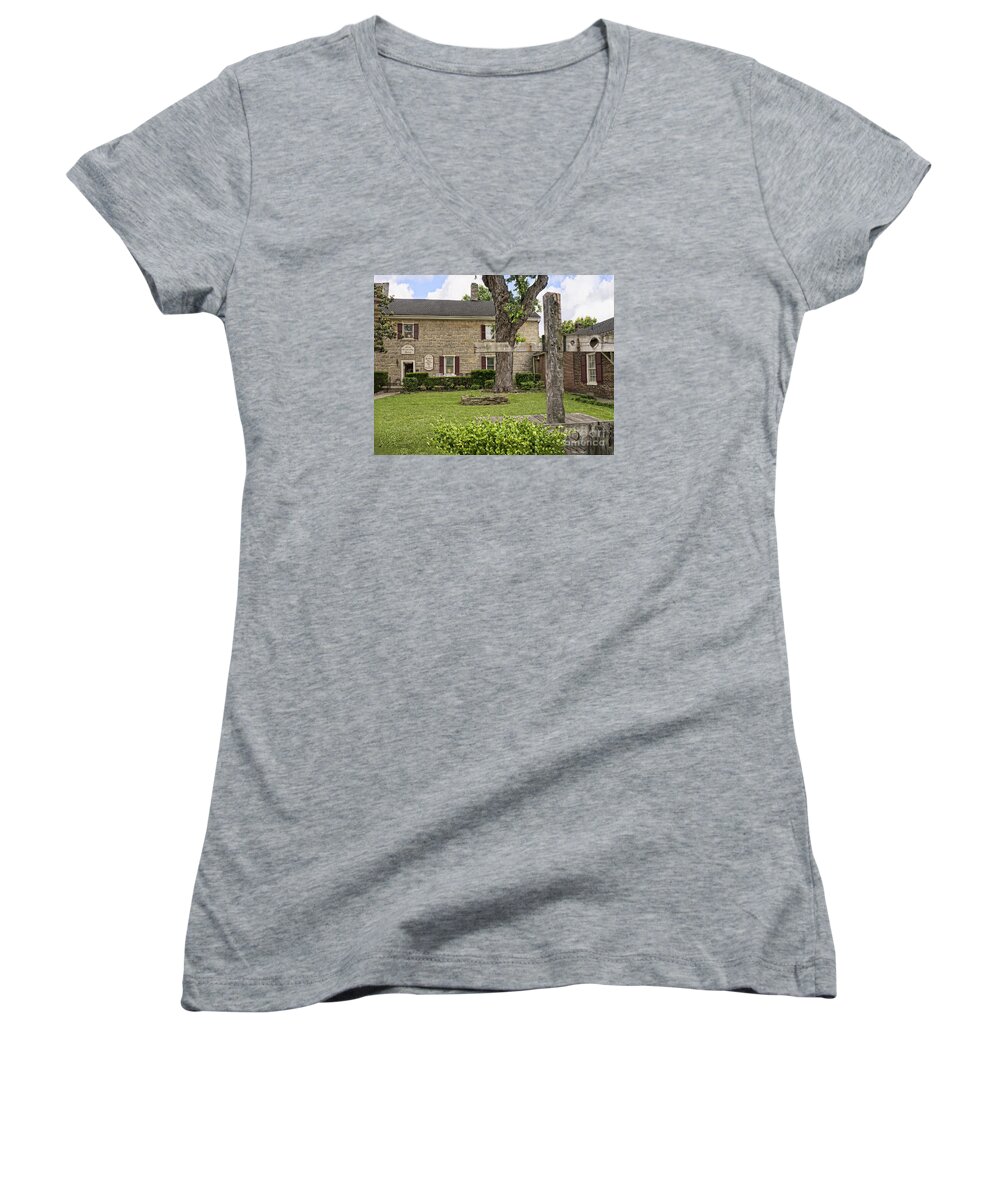 Stocks Women's V-Neck featuring the photograph Crime and Punishment by Brenda Kean