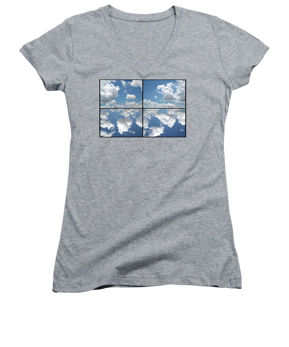 Heaven Women's V-Neck featuring the photograph Heaven by James W Johnson