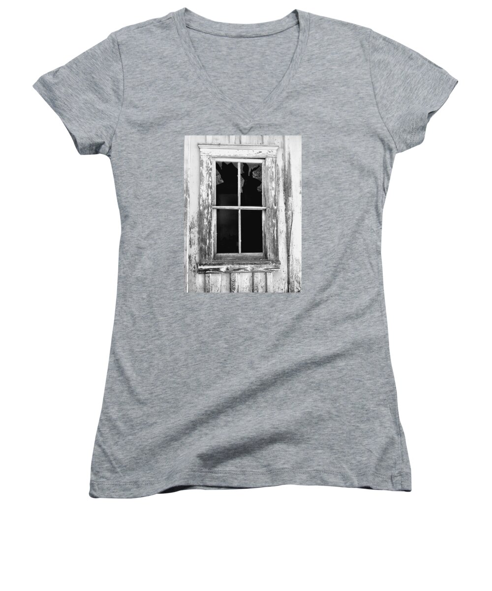 Broken Glass Women's V-Neck featuring the photograph Imagination by Brad Hodges