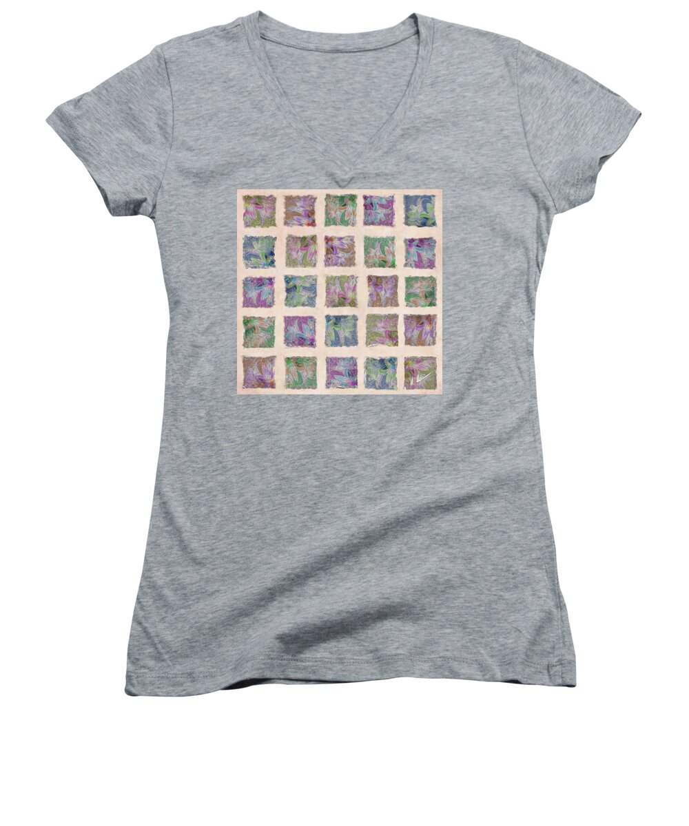 Pillow Women's V-Neck featuring the photograph Lily Pilly by Hanny Heim