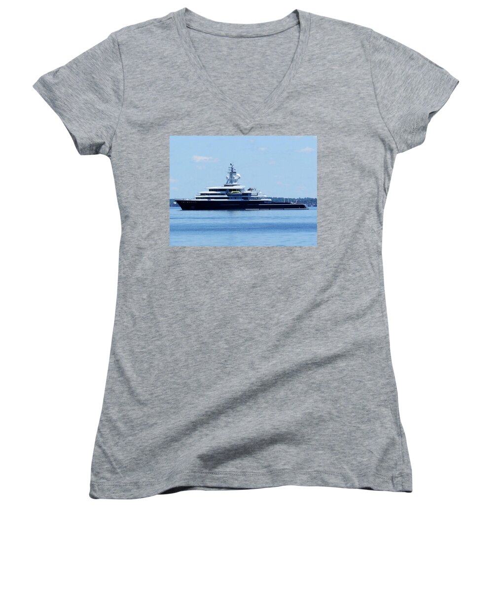  Women's V-Neck featuring the photograph Luma by Dennis McCarthy