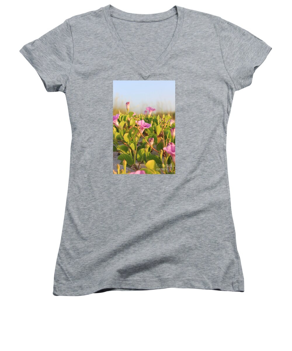 St. Augustine Women's V-Neck featuring the photograph Magic Garden by LeeAnn Kendall