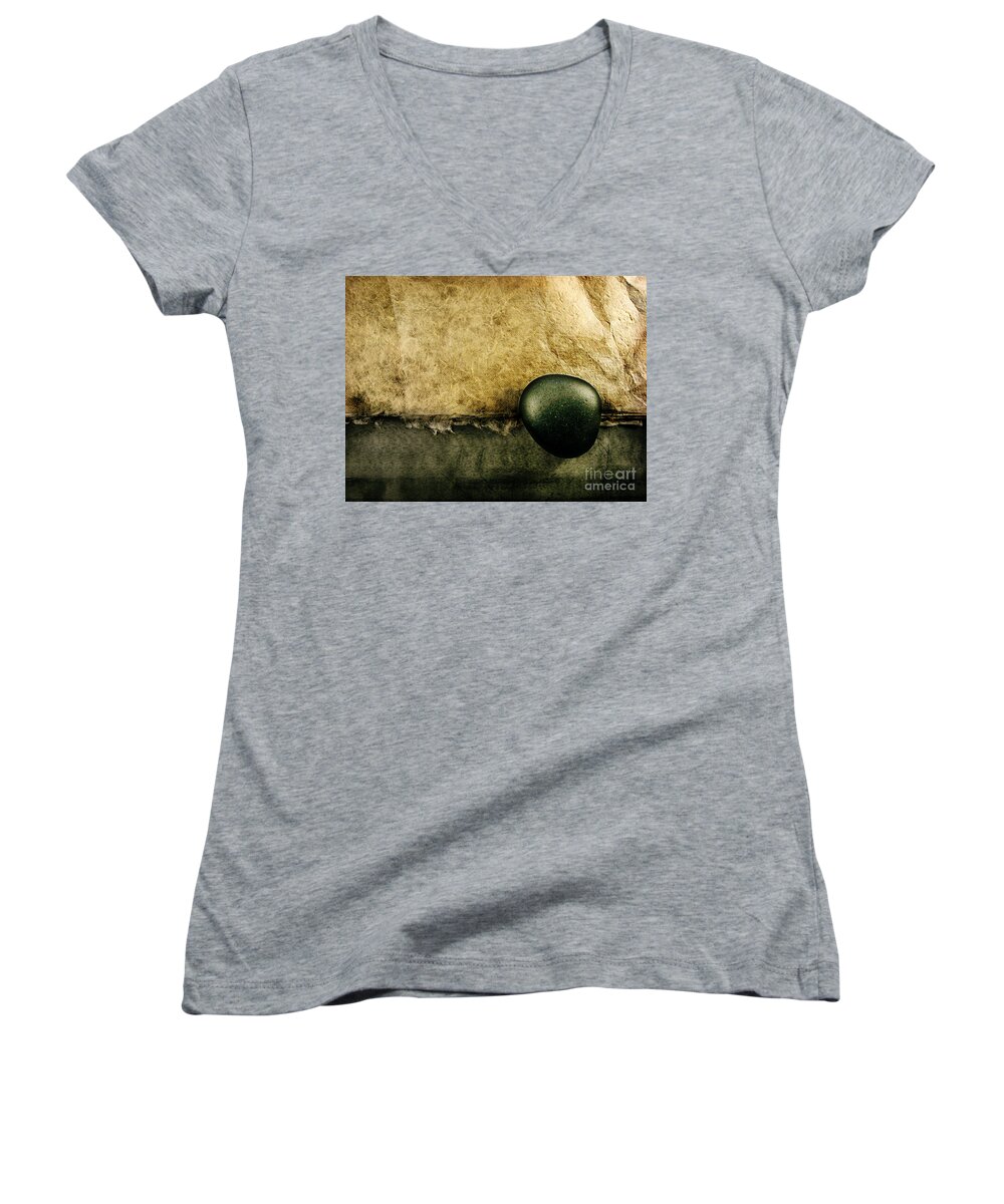 Dipasquale Women's V-Neck featuring the photograph Obligatory by Dana DiPasquale