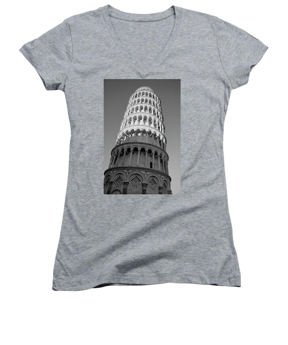 Tower Of Pisa Women's V-Neck featuring the photograph Pisa Tower by Ivete Basso Photography
