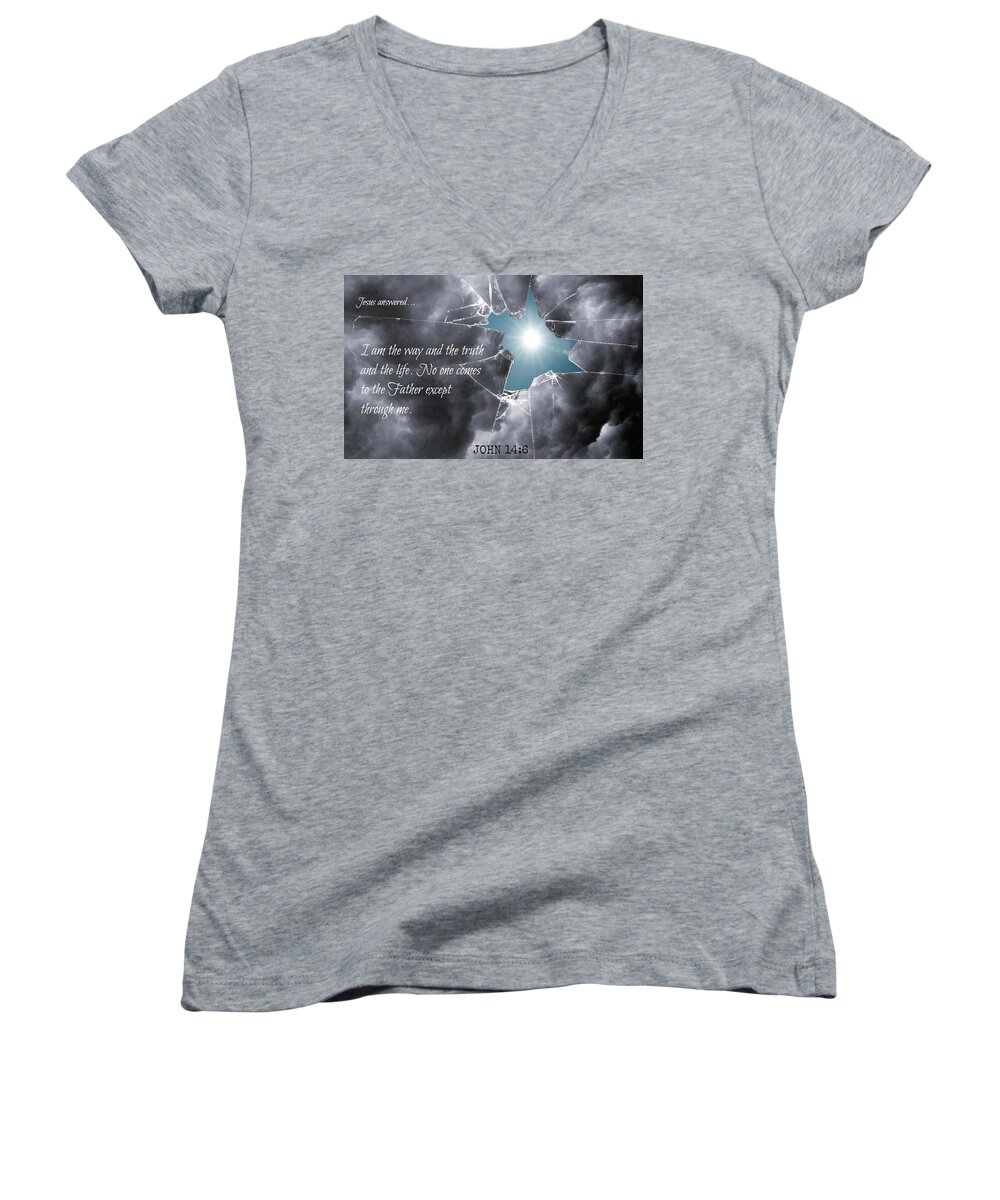  Women's V-Neck featuring the photograph Popular218 by David Norman