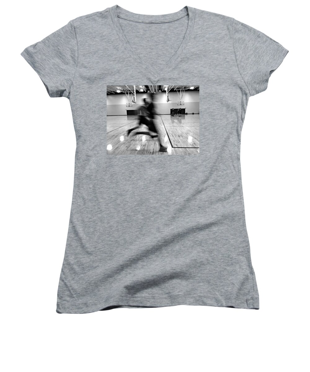 Frank J Casella Women's V-Neck featuring the photograph Preparation is the Key to Opportunity by Frank J Casella