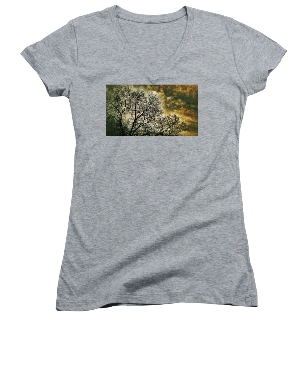Photography Women's V-Neck featuring the photograph Skyward by Al Harden