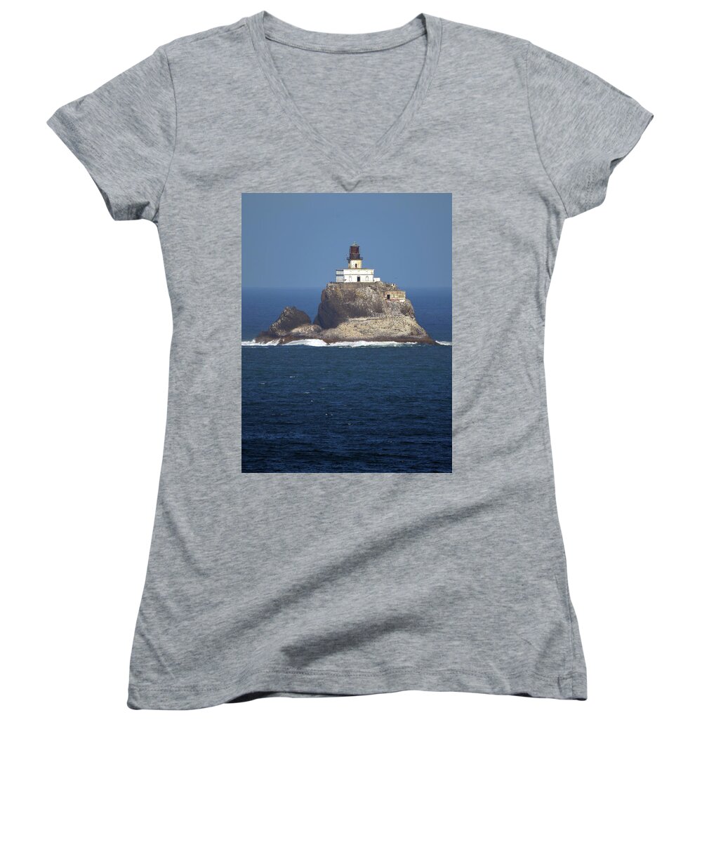 Denise Bruchman Women's V-Neck featuring the photograph Terrible Tilly by Denise Bruchman