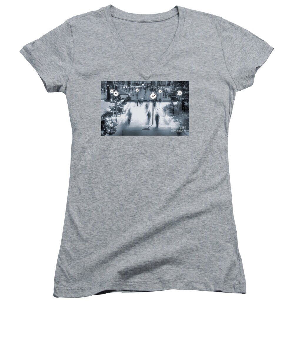 Svetlana Sewell Women's V-Neck featuring the photograph Through the Time by Svetlana Sewell