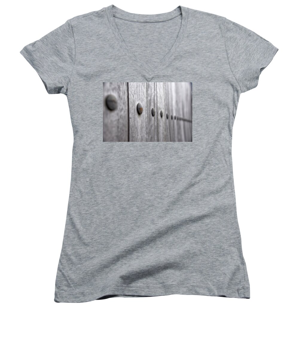 Wood Women's V-Neck featuring the photograph To Infinity by Kuni Photography