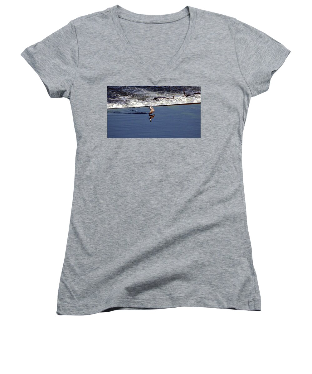 Torino Italy Women's V-Neck featuring the photograph Torino Italy by Paul James Bannerman