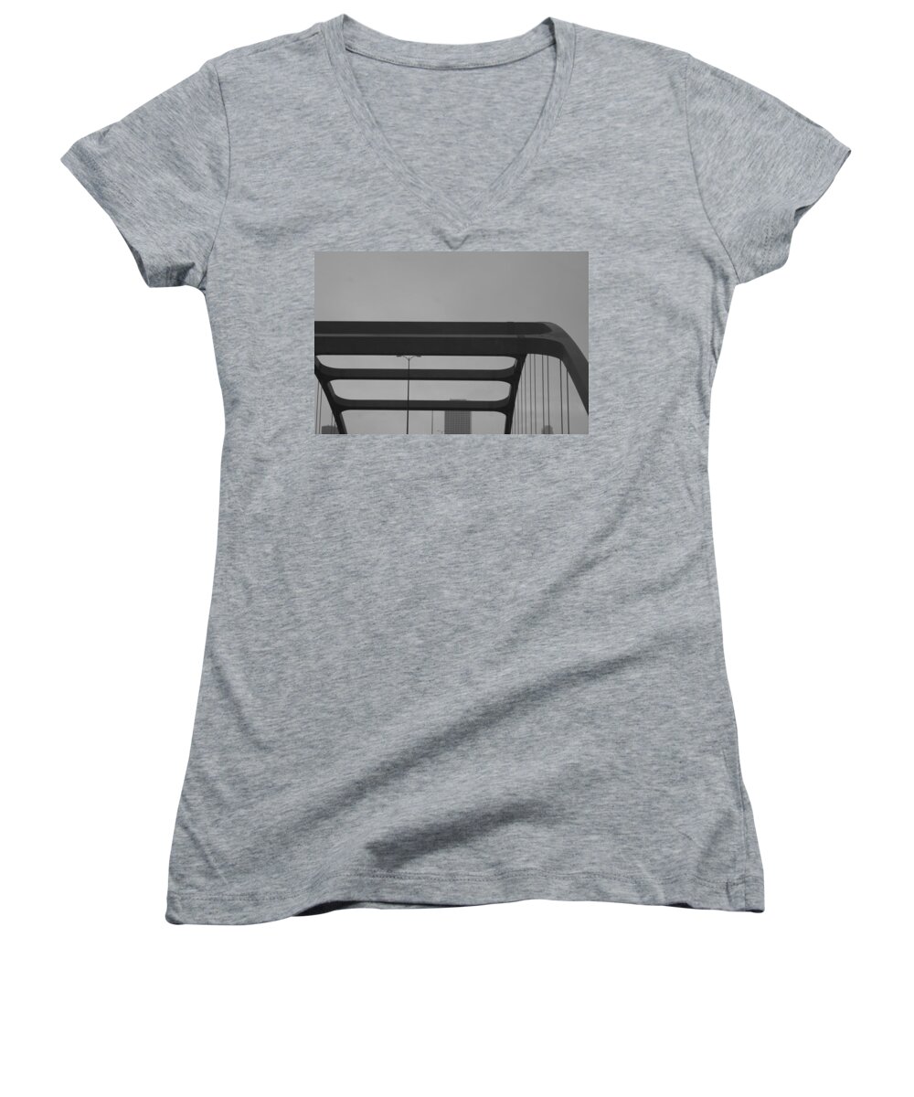  Women's V-Neck featuring the photograph Welcome Home by JamieLynn Warber