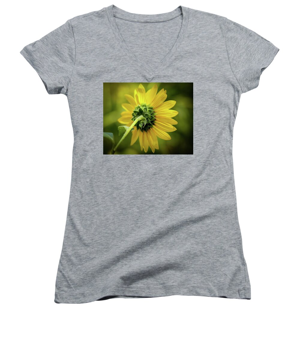Wildflower Women's V-Neck featuring the photograph Wild Side by Gary Migues