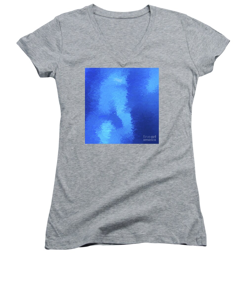 Abstract Women's V-Neck featuring the photograph Abstract  #4 #1 by George Robinson