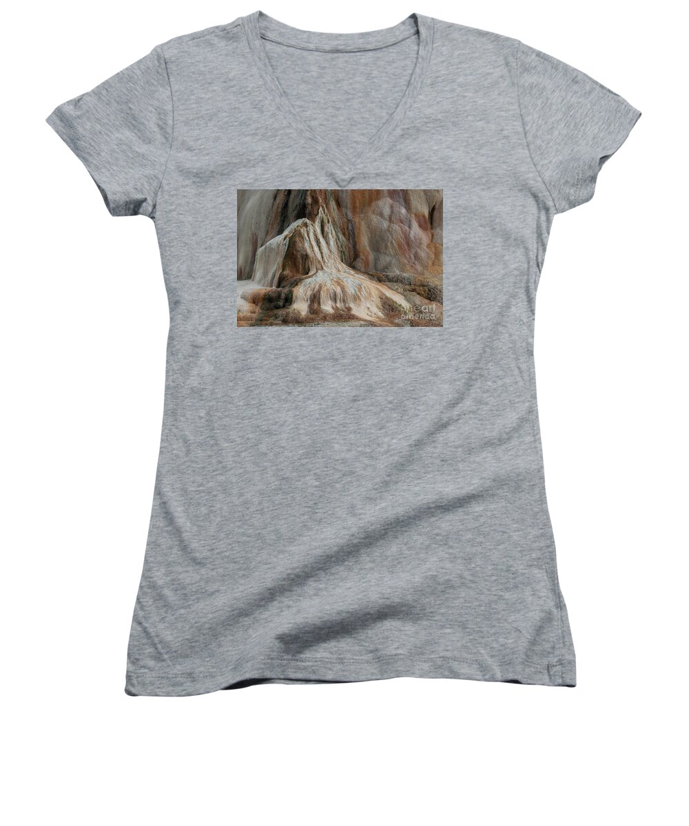 Landscape Women's V-Neck featuring the photograph Everchanging by Sandra Bronstein