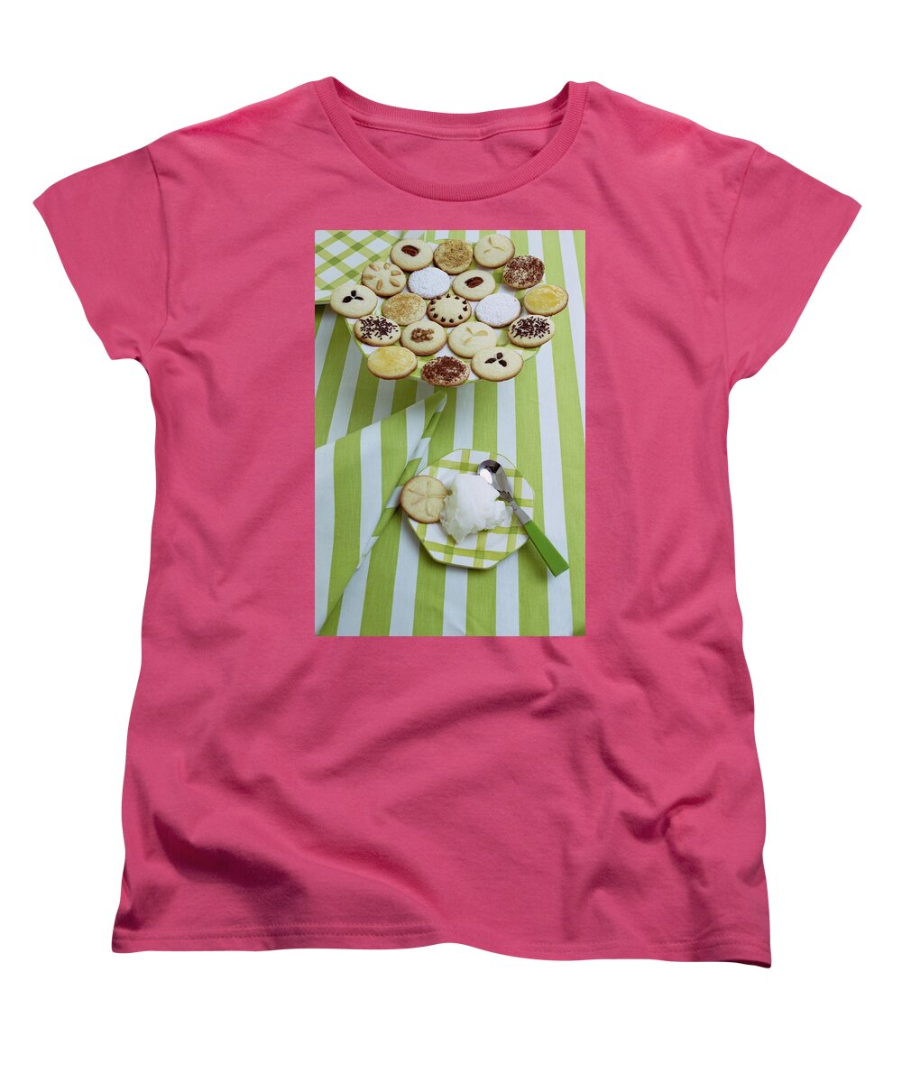 Holiday Women's T-Shirt (Standard Fit) featuring the photograph Cookies And Icing by Susan Wood