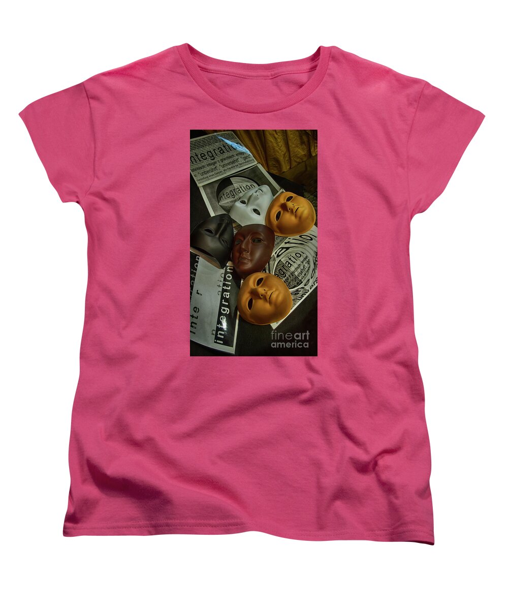 Integration Women's T-Shirt (Standard Fit) featuring the photograph Integration is more than a word by Eva-Maria Di Bella
